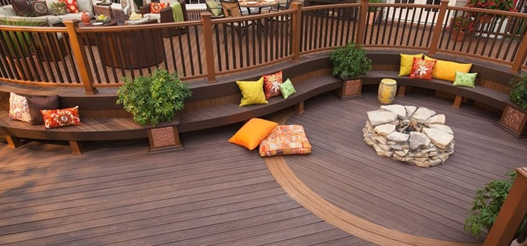 Gray TREX Decking in Reseda, CA