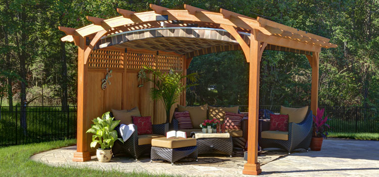 Modern Wood Pergola Installation in Reseda, CA